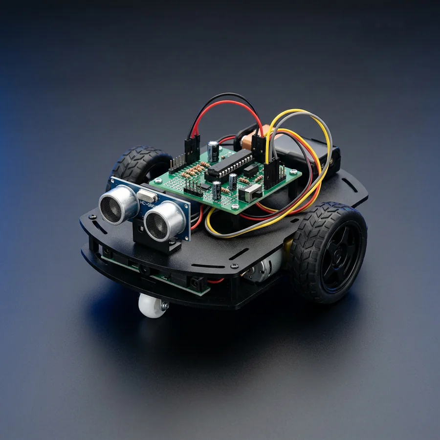 تصویر مفهومی نمونه؛ کیت ربات مسیریاب Rover